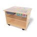 Whitney Bothers Mobile Sensory Table With Trays and Lids side view