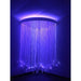 sensory calming blue fiber optic corner shower