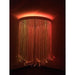 sensory calming red fiber optic corner shower front view