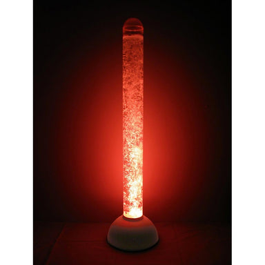 calming led bubble tube red